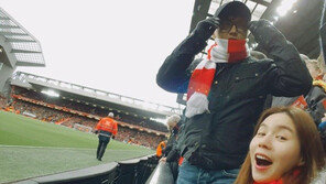 [#해시태그 컷] 진태현·박시은 리버풀팬 인증