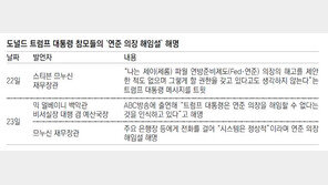 “증시 추락할라”… 트럼프 참모들, 파월해임설 진화 진땀
