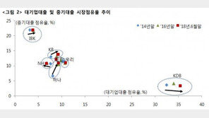 4대은행, 가계대출 대신 중소기업 대출 늘렸다