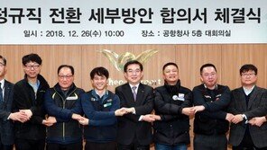 인천공항, 정규직 전환 세부방안 합의…민노총 “무효” 반발