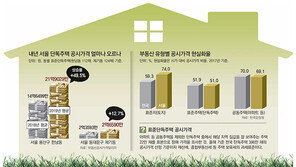 ‘부촌’ 한남동 단독주택 공시가격 50% 뛴다