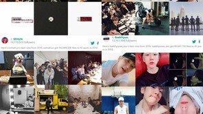 2018 국내 최다 팔로워는…1위 지드래곤, 2위 찬열