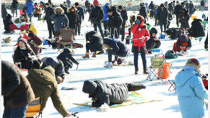 추위쯤이야… 희망을 낚는 강태공들