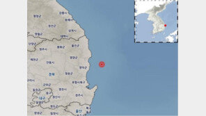 영덕서 규모 3.1 지진…기상청 “피해 없어”