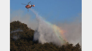 양양 산불 이틀째, 큰 불길 잡아…대피 주민 모두 귀가