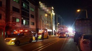 구미 옥계동 모텔서 불…투숙객 5명 연기흡입