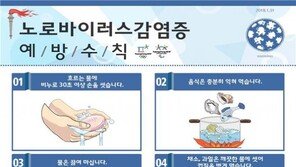 겨울추위 기승에 노로바이러스 장염환자 급증
