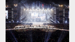 SM 가수들, 남미 첫 합동공연…칠레 산티아고 국립경기장