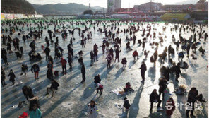 “산천어 잡아보자” 화천에 주말 26만명 북적