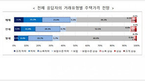 공인중개사 절반 이상 “올 집값 떨어질 것”…전월세 ‘보합’ 우세