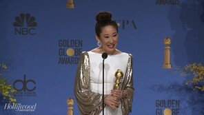 한국계 산드라 오, 골든글로브서 亞女 최초 기록 썼다
