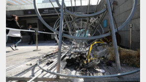 ‘세월호 추모 조형물 훼손’ 보수단체 회원들, 1심 실형