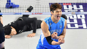 ‘블로킹 1위’ 질주 지태환, 삼성화재 숨은 구심점