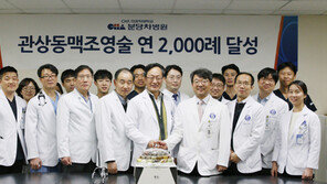 분당차병원 심장내과, 관상동맥 조영술 연 2000례 돌파