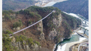 ‘원주 출렁다리’ 지역 관광명물로 우뚝