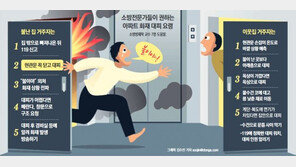 화재때 열어둔 현관문, 이웃엔 지옥문