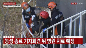 파인텍 노동자 둘, 426일 만에 굴뚝에서 내려와 뜨거운 ‘눈물’