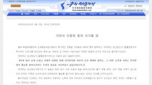 北매체 “외세 간섭 허용 말고 민족번영 활로 열어야”