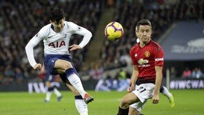 ‘풀타임’ 손흥민 침묵…토트넘도 맨유에 패배