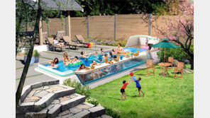 이동식 수영장 ‘유조이풀’, 학교·군부대·펜션 등에서 활용도 높여