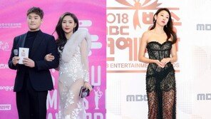 “같은 시스루, 다른 느낌”…한초임 드레스 논란에 한혜진 소환