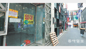 “월세 깎아줘도 나가고… 권리금 없어도 들어오는 사람 없어”