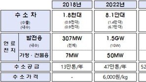 수소가격, 1㎏에 3000원까지 낮춘다