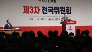 한국당, 단일 지도체제 유지 확정…당비 인상은 격론 끝 보류