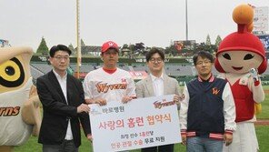 SK 최정, 특별한 홈런…35명에게 인공관절수술 혜택
