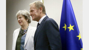 EU 상임의장 “메이 英총리와 브렉시트 문제 논의”