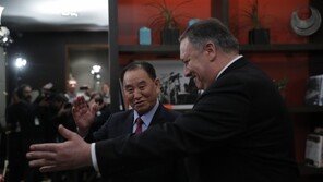 김영철·폼페이오 회담…비건 특별대표도 참석