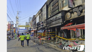 “2년 만에 타버린 꿈”…원주 중앙시장 화재에 청년상인 ‘한숨’