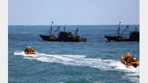 목포해경, ‘어획량 축소’ 중국 쌍타망어선 4척 나포