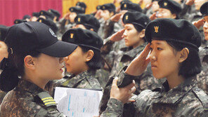 “경례는 이렇게”… 간호 예비생도 입소식 