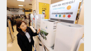 “건조기가 세탁기 눌렀다”…미세먼지로 매출순위 뒤바껴