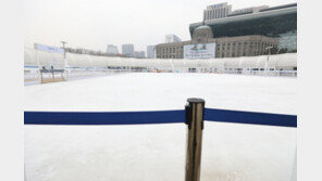 서울광장 스케이트장, 대기질 악화로 오전 11시부터 운영 중단