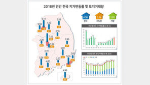 작년 땅값, 12년 만에 가장 많이 올랐다…상승률 2위 서울, 1위는?