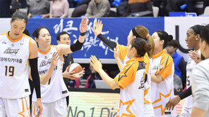 8연승 공동선두 KB ‘소통의 힘’