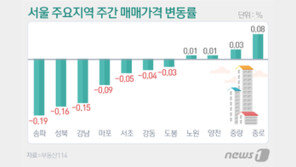 ‘9억’ 초과 아파트 하락 주도…서울 집값 11주 연속 ↓