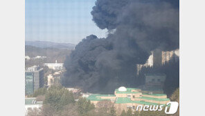 포항제철 초등학교 신축공사 현장서 불