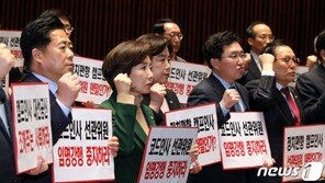 “가짜 단식” vs “文정권 독선적 운영”…정국 경색에