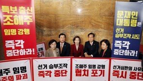 민주 “나경원 ‘식물국회’ 만들어” vs 한국 “절박한 절규”