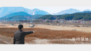 ‘겨울 가뭄’ 속초 쌍천 바닥 드러내