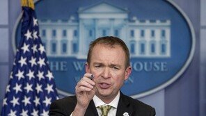 백악관 비서실장 대행 “장벽예산 합의 실패시 다시 셧다운”