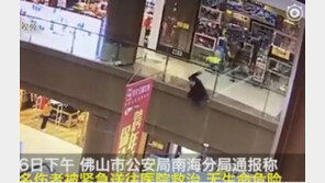 “혼자 죽기 억울”…中 백화점 3층서 여아 던지고 투신