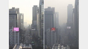 한반도에 서풍 불때 미세먼지 나빴다…“中 에어로졸 농도 매우 높아”