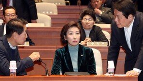 한국당 의총 ‘황교안 출마 자격’ 입씨름…고성과 욕설도