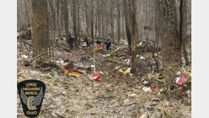 美 오하이오 삼림지대서 구급 헬기 추락 3명 사망