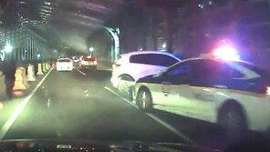 위험천만 심야 추격전…음주단속 불응→60㎞ 무법질주