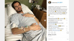 은퇴 시사한 머레이, 고관절 수술…윔블던 출전 가능할까